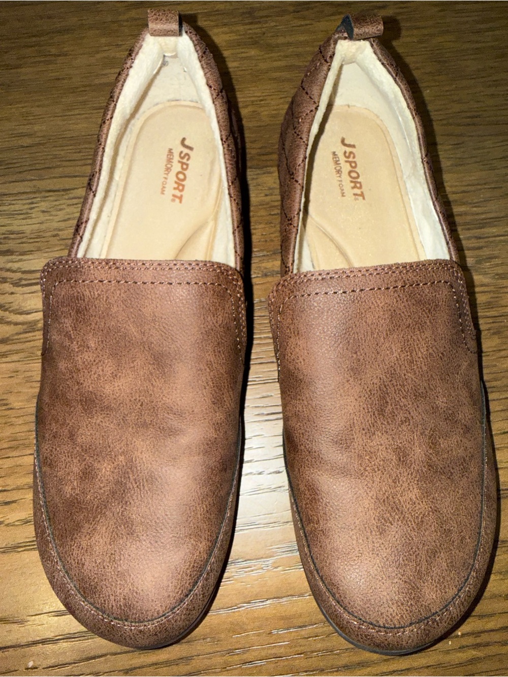 Casual Slip-On Loafers — Brown